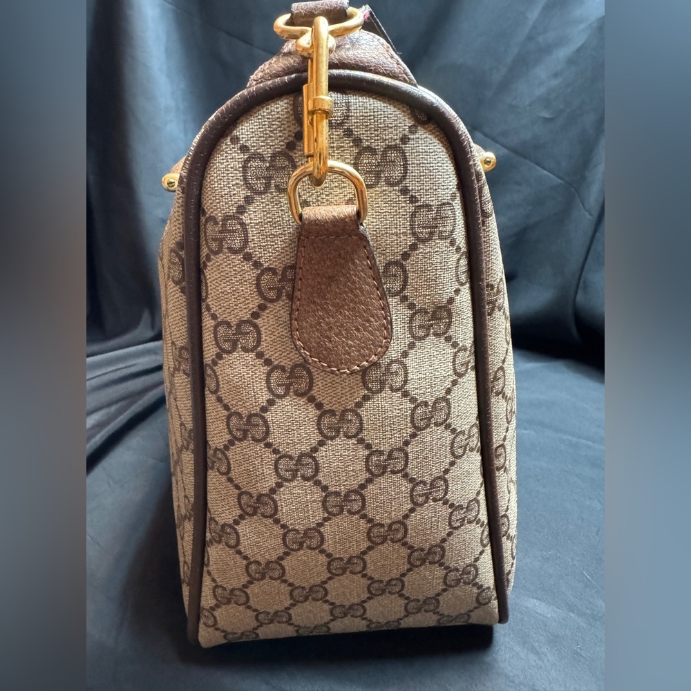 Gucci Vintage GG Supreme Sherry Line Tote Bag with COA - Picture 5 of 16